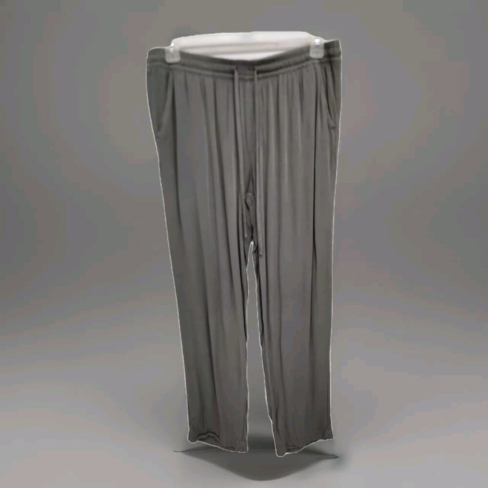Gloria Vanderbilt Size Large Pull On Elastic Waist Army Green Casual Pants